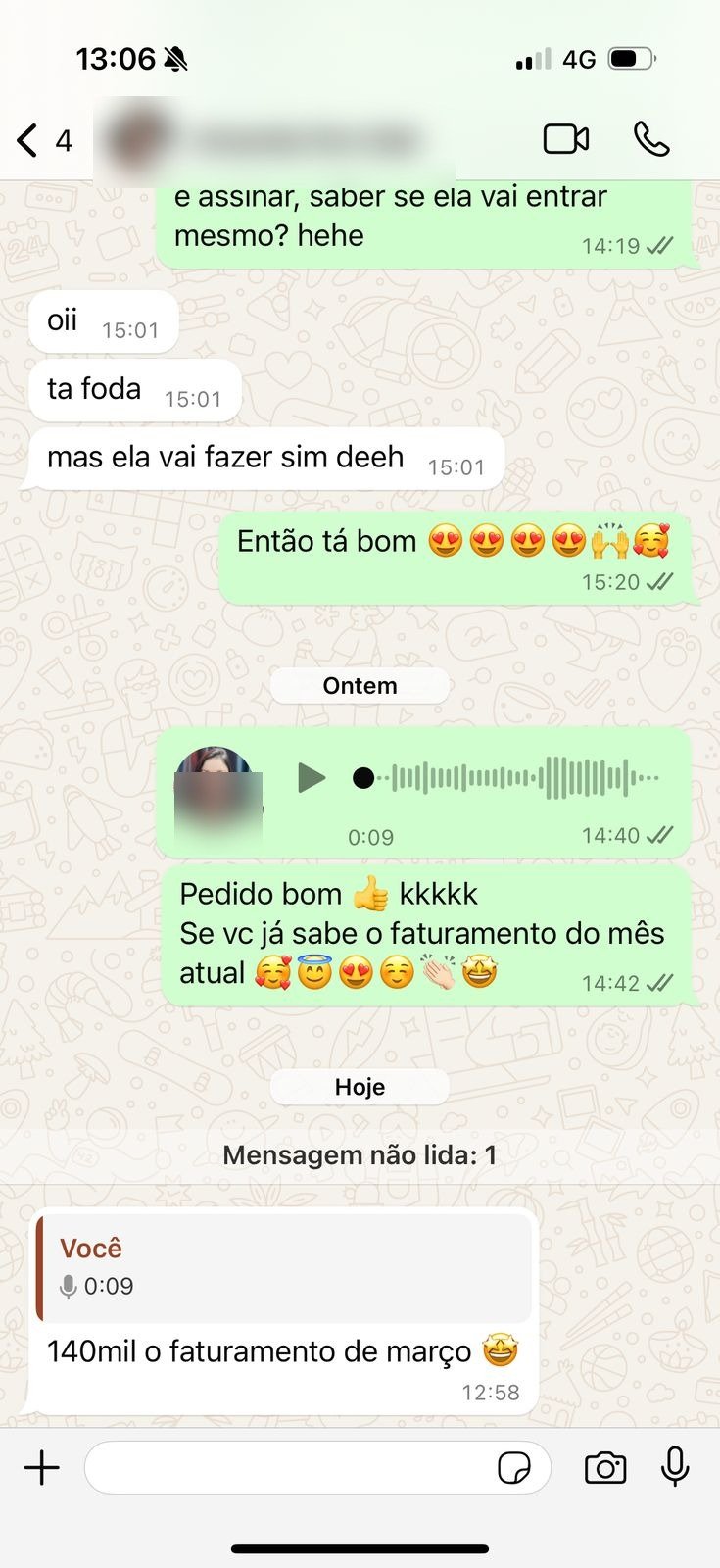 R$ 140 mil em um único mês